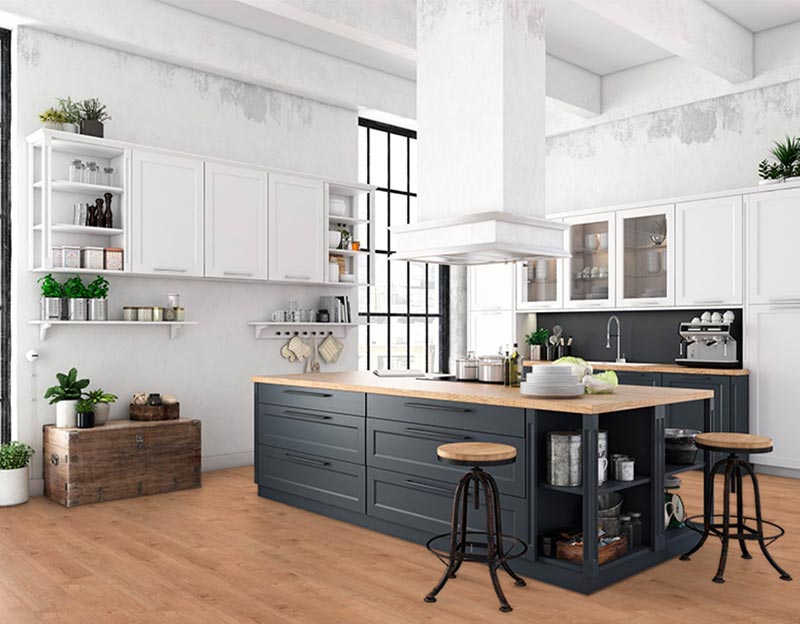 Ламинат Rooms Loft Дуб Кашмир золотистый R1022A