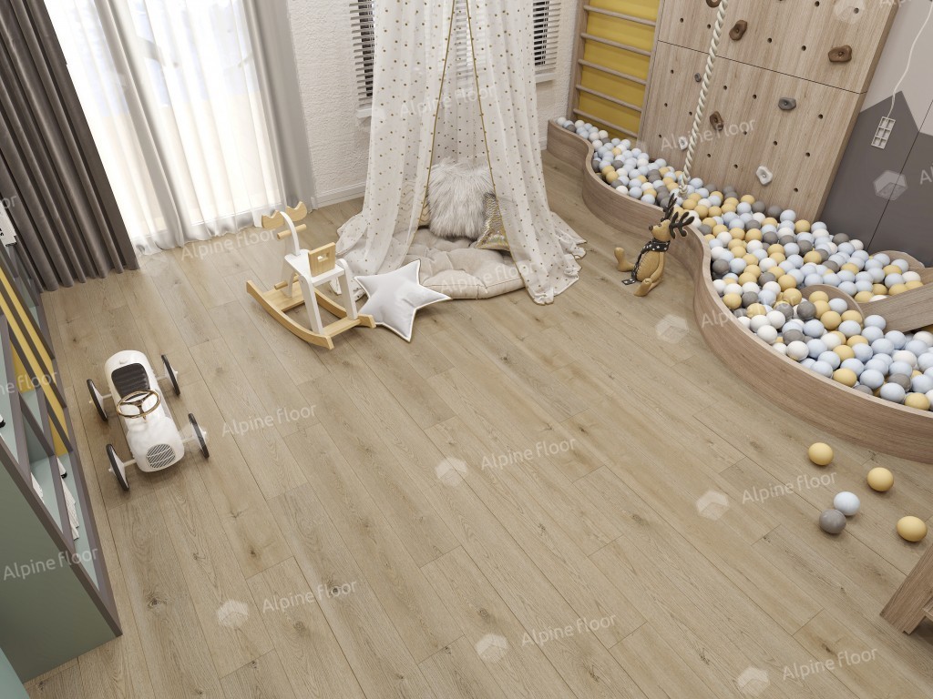 Кварцвиниловая плитка Alpine Floor Дуб Миндальный ЕСО 3-27
