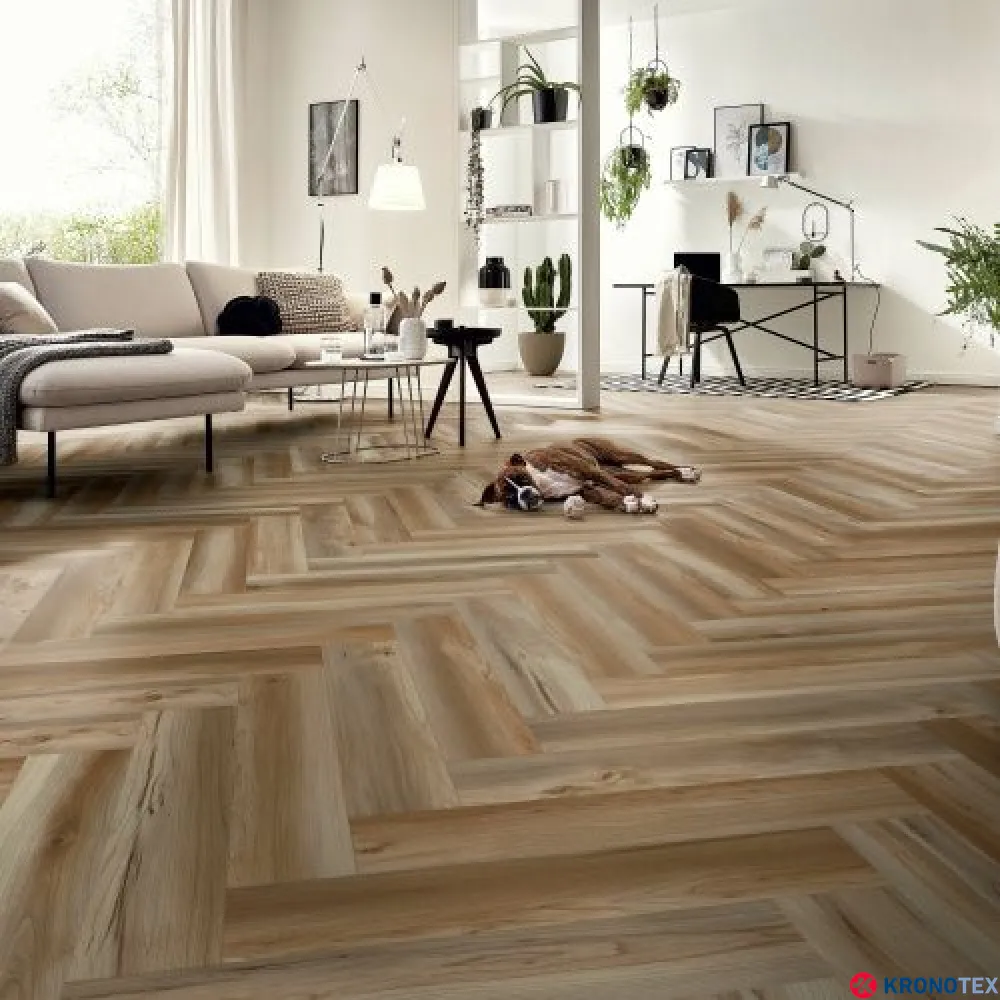 Ламинат Kronotex Herringbone Виллоса Натуральная D50172