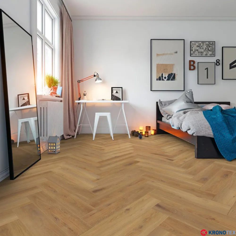 Ламинат Kronotex Herringbone Дуб Пиза D3861