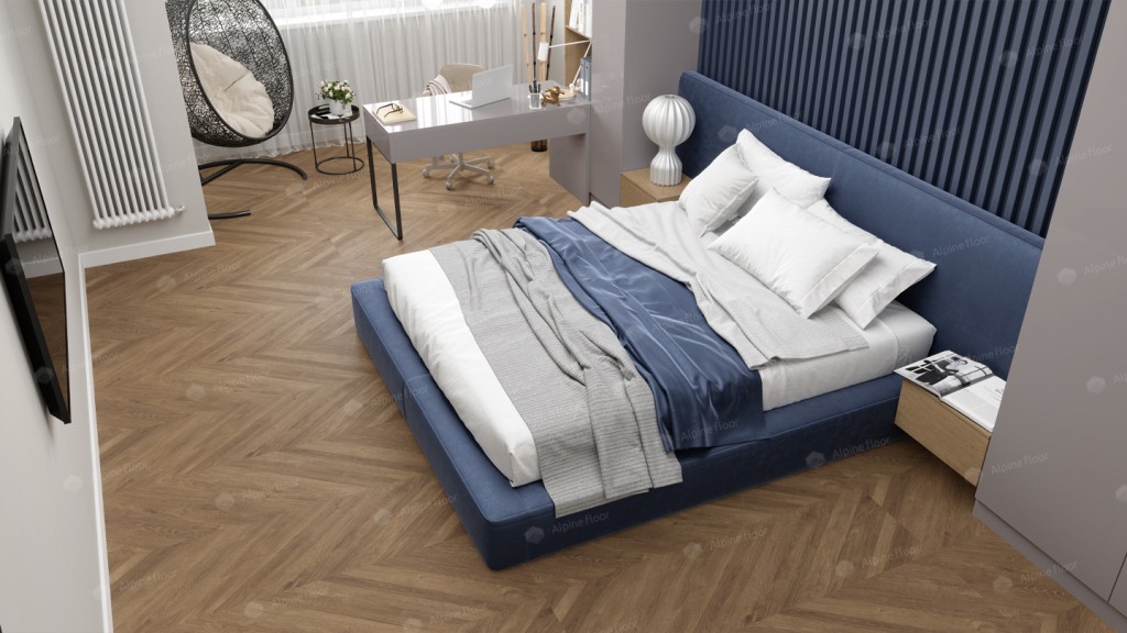 Кварцвиниловая плитка Alpine Floor ФРАНЦУЗСКАЯ ЕЛОЧКА ECO 5-25 Кварцвиниловая плитка Alpine Floor ФРАНЦУЗСКАЯ ЕЛОЧКА ECO 5-25