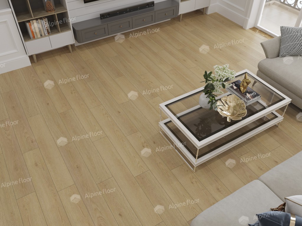 Кварцвиниловая плитка Alpine Floor Дуб Марципановый ЕСО 3-37