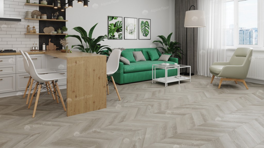 Кварцвиниловая плитка Alpine Floor Дуб Фантазия Шеврон Chevron ECO 20-1 Кварцвиниловая плитка Alpine Floor Дуб Фантазия Шеврон Chevron ECO 20-1