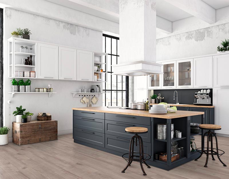 Ламинат Rooms Suite 242 RV829WA Дуб Кашмир серебристый