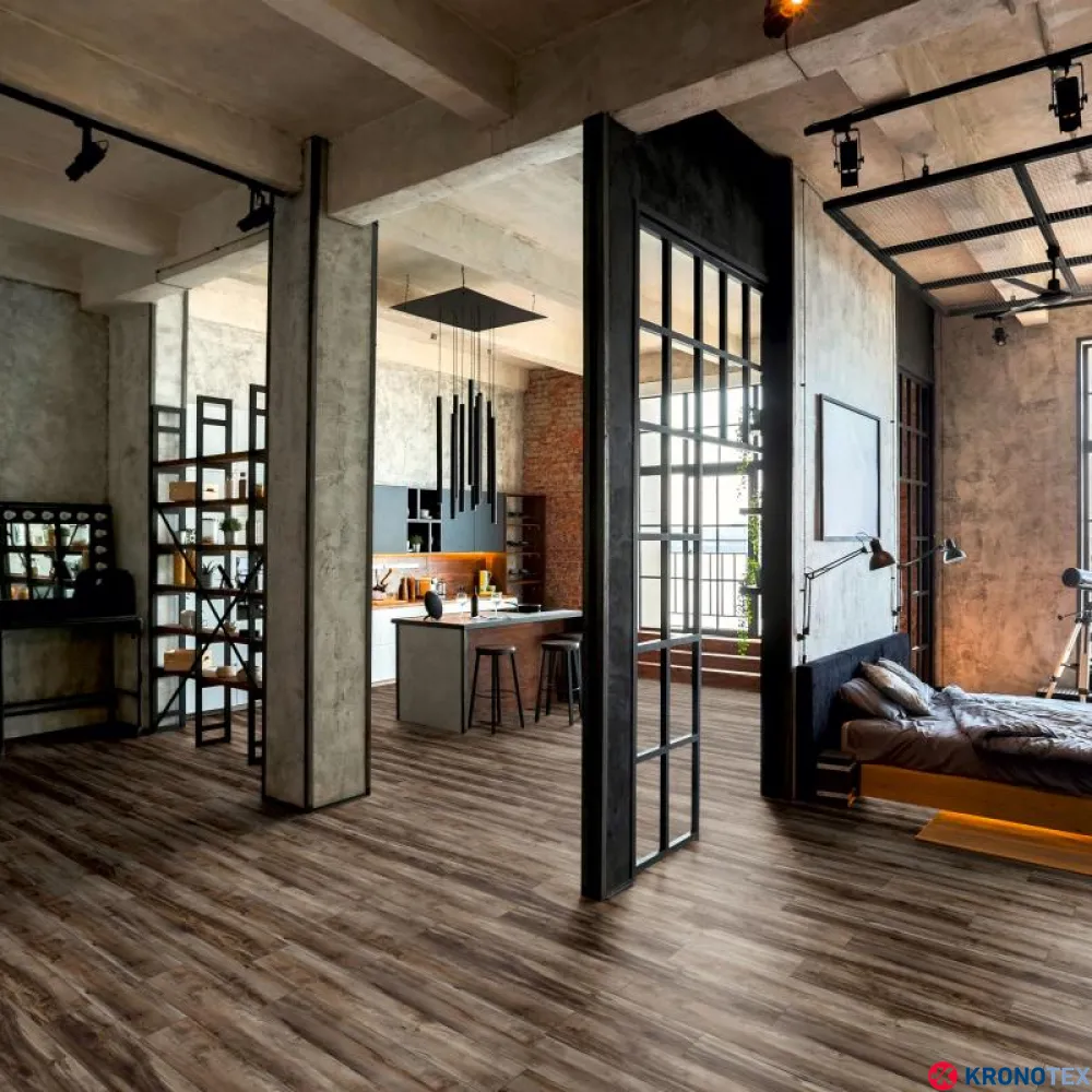 Ламинат Kronotex Robusto Клен Каньон Темный D6006