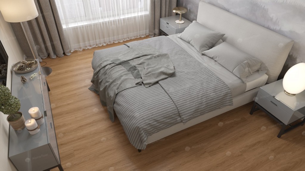 Кварцвиниловая плитка Alpine Floor ДУБ РЫЖИЙ ECO 5-21 Кварцвиниловая плитка Alpine Floor ДУБ РЫЖИЙ ECO 5-21