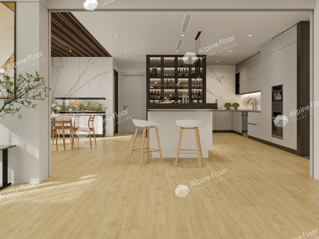 Кварцвиниловая плитка Alpine Floor ДУБ КРЕМОВЫЙ ECO 5-23 Кварцвиниловая плитка Alpine Floor ДУБ КРЕМОВЫЙ ECO 5-23