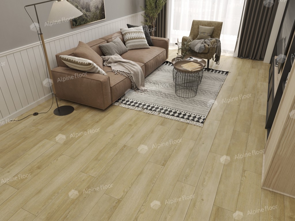 Кварцвиниловая плитка Alpine Floor Дуб старинный ЕСО 5-33
