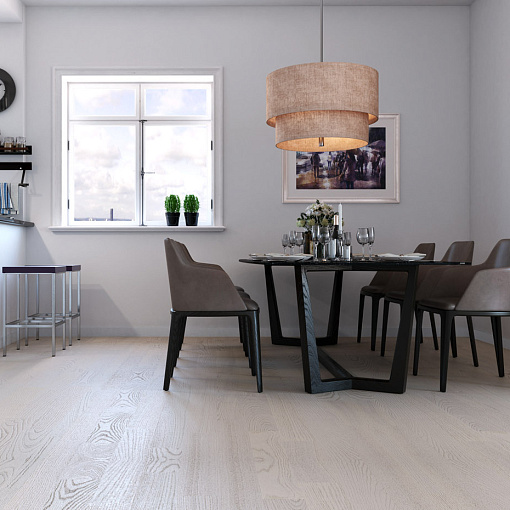 Паркетная доска Polarwood Ясень Ricotta Matt