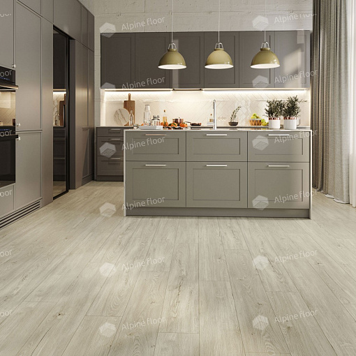 Кварцвиниловая плитка Alpine Floor Секвойя Снежная ЕСО 6-8 LVT - 3