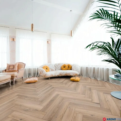 Ламинат Kronotex Herringbone Дуб Метц D3766 - 5