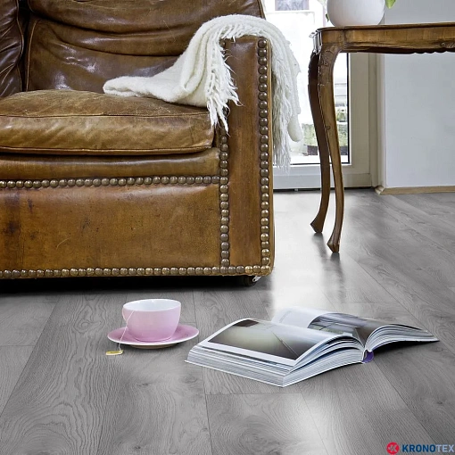 Ламинат Kronotex Mammut Дуб Макро Светло-серый D3670 - 3