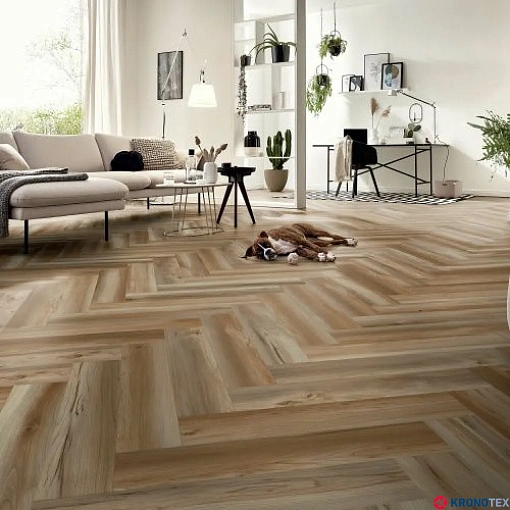 Ламинат Kronotex Herringbone Виллоса Натуральная D50172
