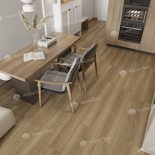 Кварцвиниловая плитка Alpine Floor Дуб Сантана ЕСО 3-38