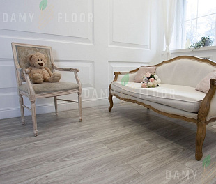 Кварцевый SPC ламинат Damy Floor Family Дуб Дымчатый 001-1