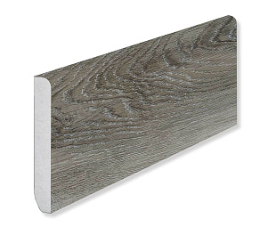 Кварцевый плинтус Fargo 366-1B Дуб Рустик Серый градиент