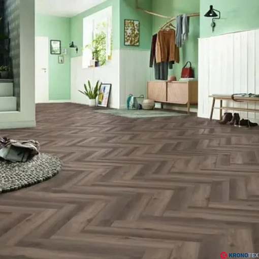 Ламинат Kronotex Herringbone Дуб Феррара D3860 - 4
