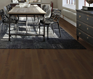 Паркетная доска Karelia ДУБ 4 STORY 138 CINDER DARK