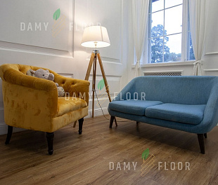 Кварцевый SPC ламинат Damy Floor Family Дуб Имбирный 248-8