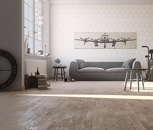 Паркетная доска Polarwood Дуб Tundra White Matt