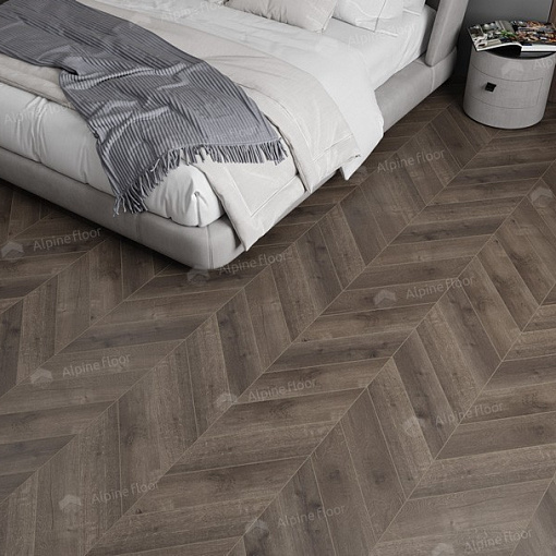 Кварцвиниловая плитка Alpine Floor Дуб Антарес Шеврон Chevron ECO 20-9 - 2