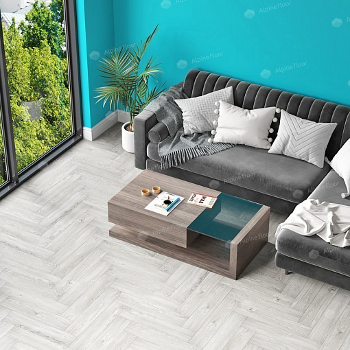 Кварцвиниловая плитка Alpine Floor Снежный ECO 16-11 ECO-16-11 - 3