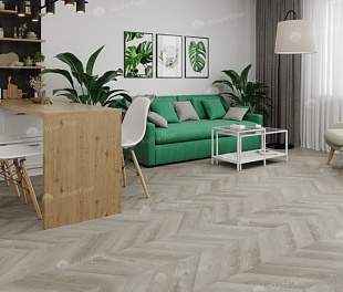 Кварцвиниловая плитка Alpine Floor Дуб Фантазия Шеврон Chevron ECO 20-1