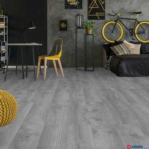 Ламинат Kronotex Mammut Дуб Макро Светло-серый D3670