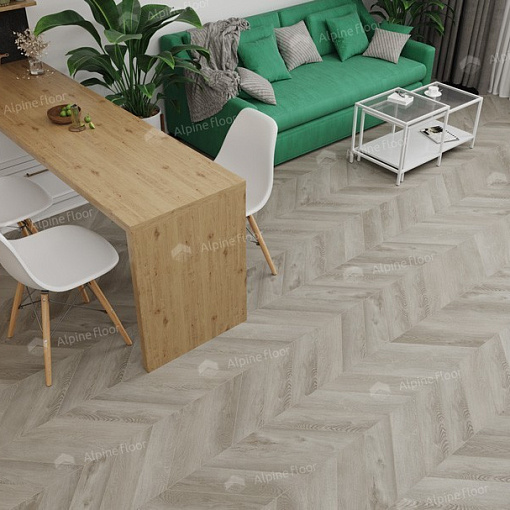 Кварцвиниловая плитка Alpine Floor Дуб Фантазия Шеврон Chevron ECO 20-1 - 3