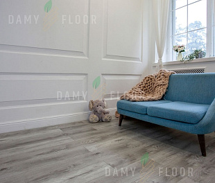 Кварцевый SPC ламинат Damy Floor Family Дуб Рустикальный Cерый TCM369-28
