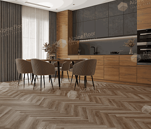 Ламинат Alpine Floor Herringbone 12 Pro Пикардия LF106-14