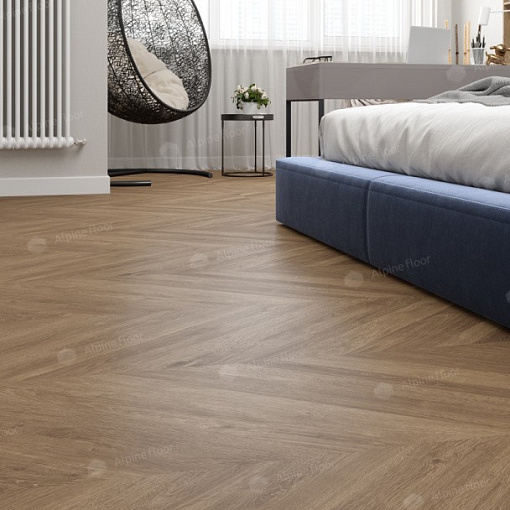 Кварцвиниловая плитка Alpine Floor ФРАНЦУЗСКАЯ ЕЛОЧКА ECO 5-25 - 4