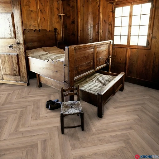 Ламинат Kronotex Herringbone Дуб Метц D3766 - 3