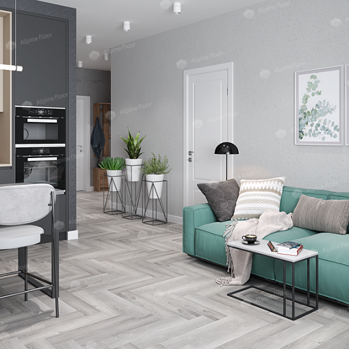 Кварцвиниловая плитка Alpine Floor Дуб Лейтена ECO 16-18 ECO-16-18