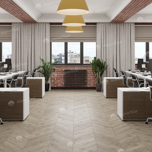 Кварцвиниловая плитка Alpine Floor Карите Шеврон Chevron ECO 20-11