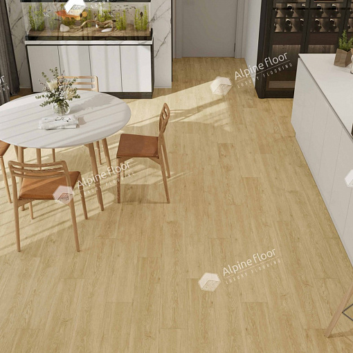 Кварцвиниловая плитка Alpine Floor ДУБ КРЕМОВЫЙ ECO 3-23 - 3