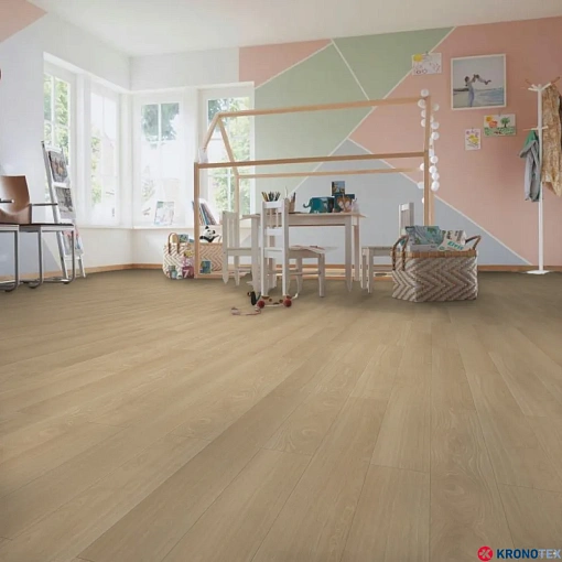 Ламинат Kronotex Exquisit Дуб Вейвлесс Натуральный D3004 - 2