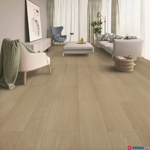 Ламинат Kronotex Exquisit Дуб Вейвлесс Натуральный D3004 - 3