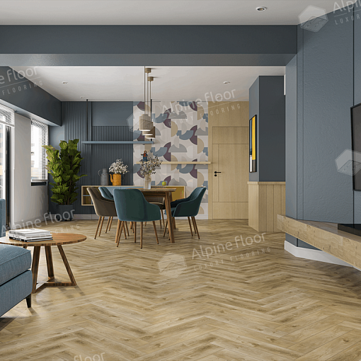 Кварцвиниловая плитка Alpine Floor Дуб Кастор ECO 16-34 ECO-16-34