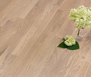 Паркетная доска Polarwood Дуб Living White Matt