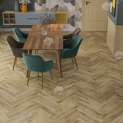 Кварцвиниловая плитка Alpine Floor Дуб Кастор ECO 16-34 ECO-16-34 - 1
