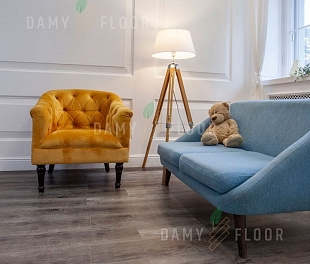 Кварцевый SPC ламинат Damy Floor Family Дуб Рустикальный Черный TCM369-7