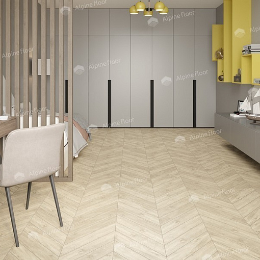Кварцвиниловая плитка Alpine Floor Сонома Шеврон Chevron ECO 20-7 - 1