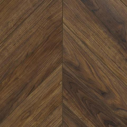 Виниловый Пол My Step Aqua LVT Herringbone 3 mm Walnut Nero MSAG07